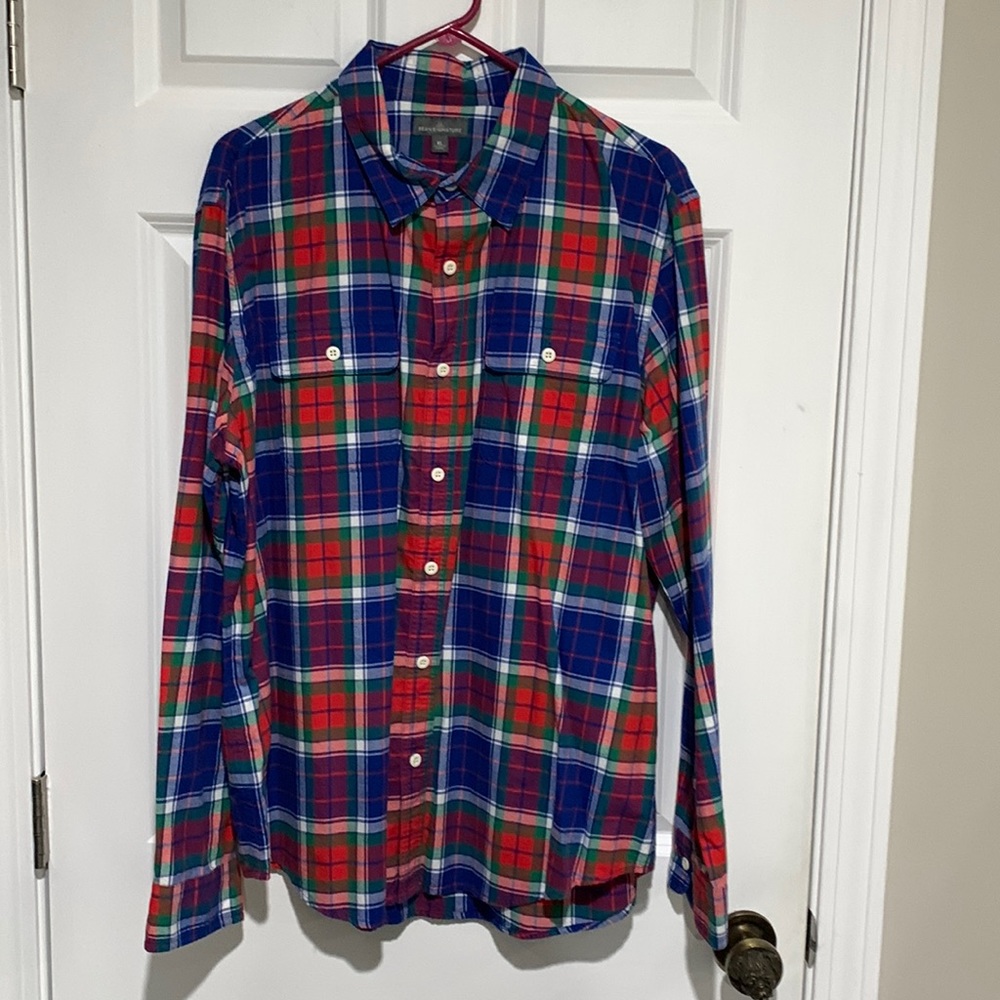 Mens L.L. Bean Signature casual button up size XL